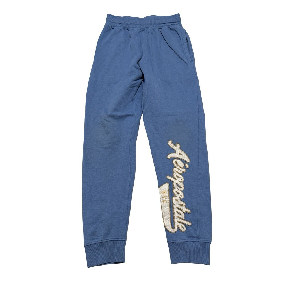 Aeropostale Youth Girls Sweatpants Blue Size XS Measures 21 x 26